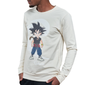 Buzo Urbano Goku Hombre negro - vista trasera