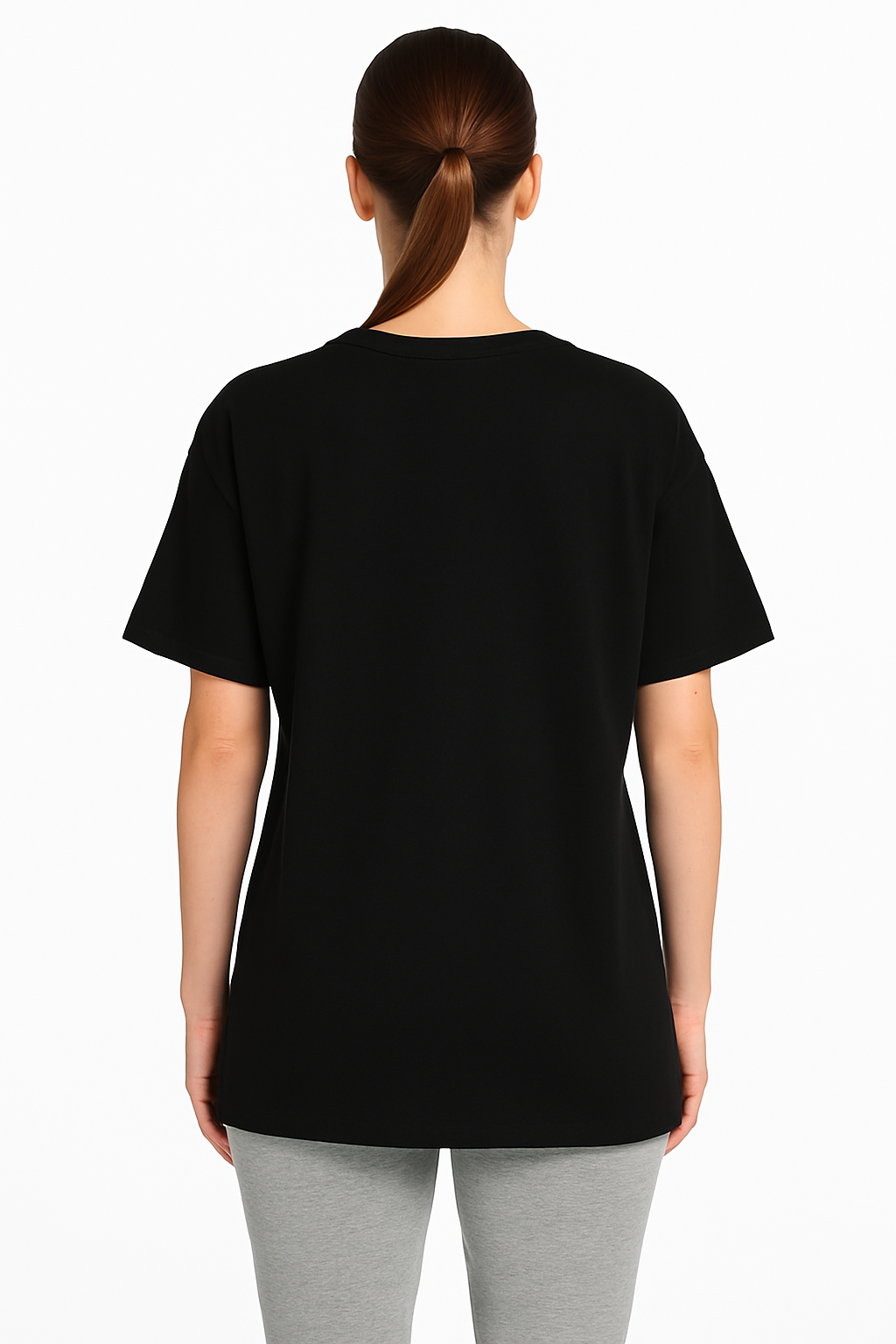 Remera Urbana Fatima Mujer blanco - vista trasera