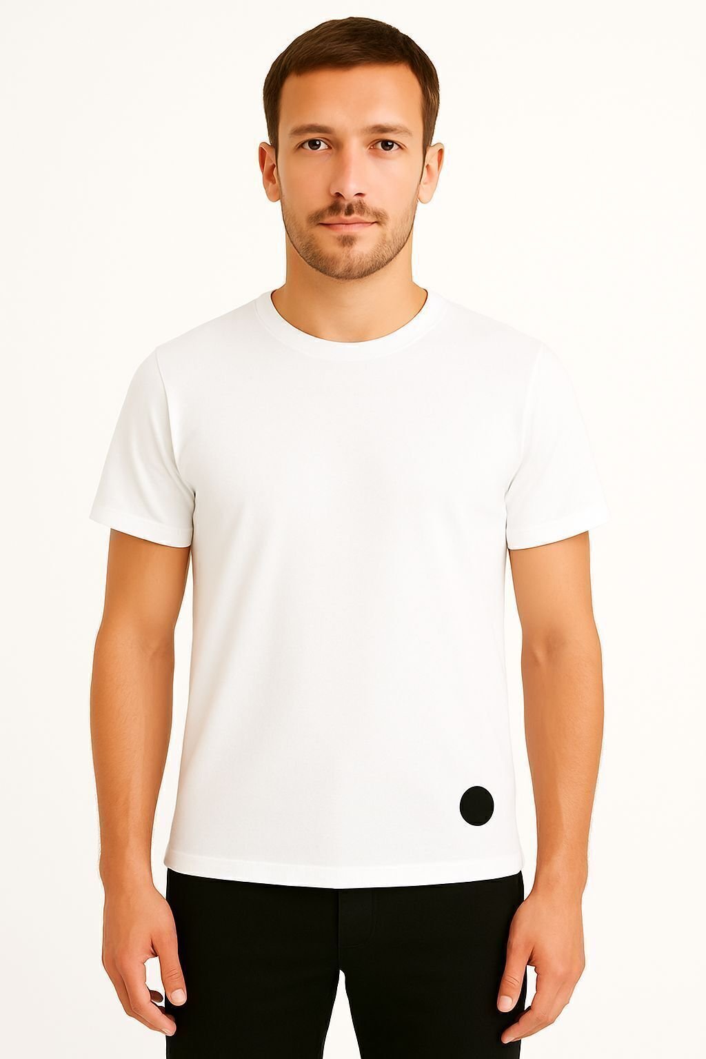 Remera Urbana Hemingway Hombre blanco - vista trasera
