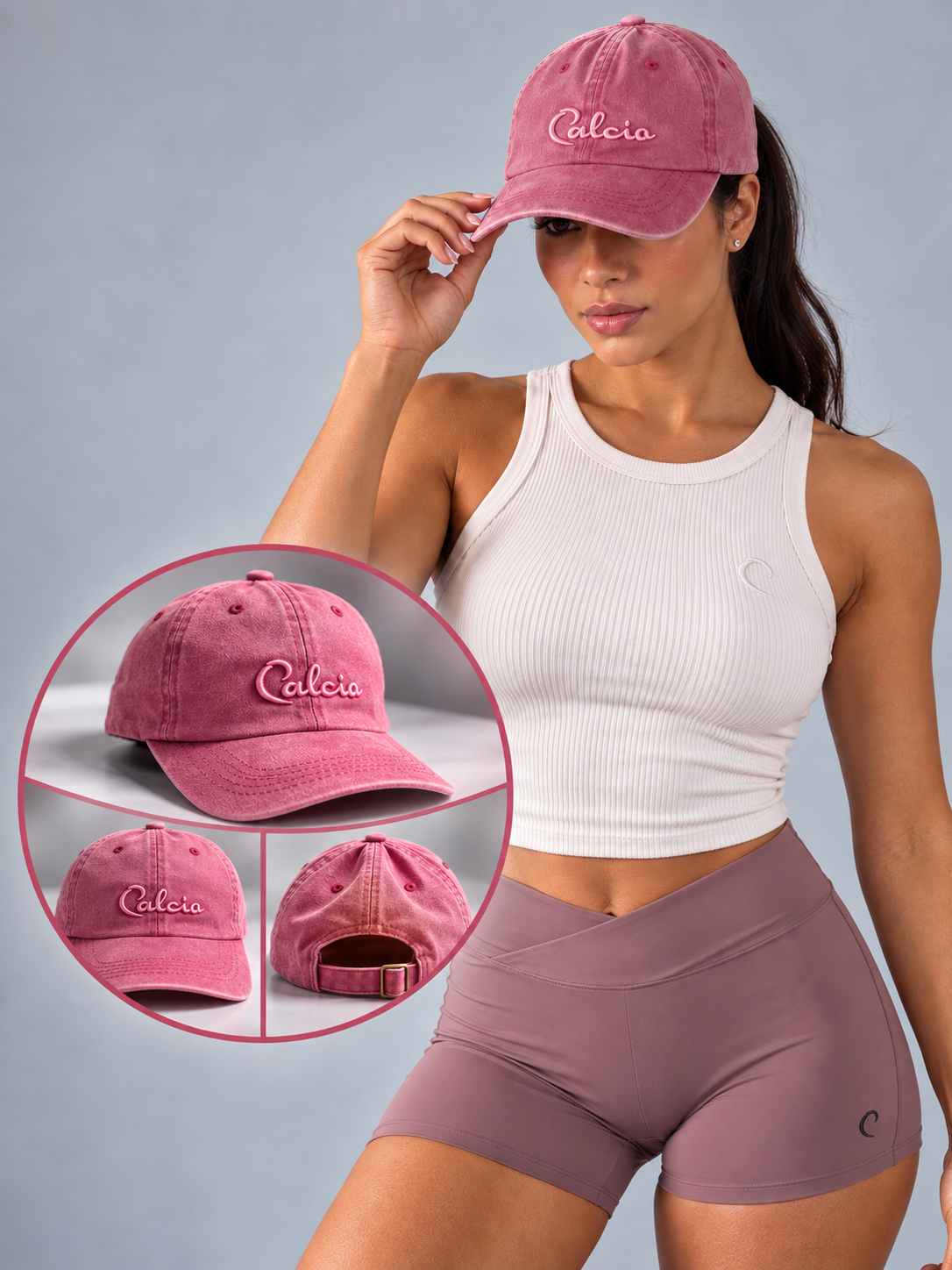 gorra rosa